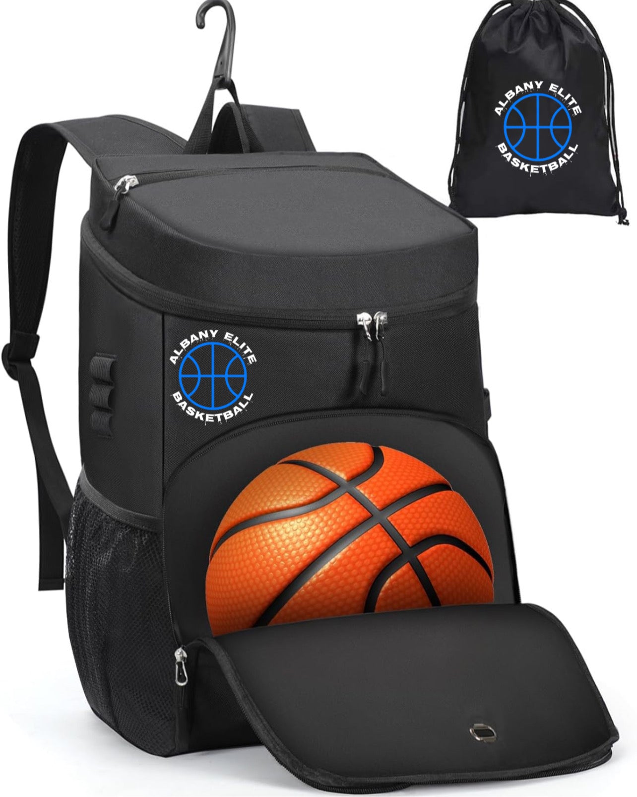 Albany Elite Large Basketball Bag Separate Shoe Bag